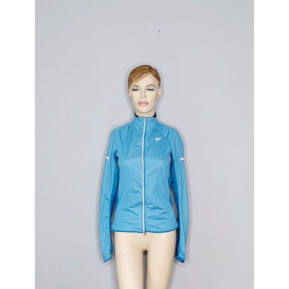 Nike Sweaters - Nike Dri-Fit Blue Zip up sweater